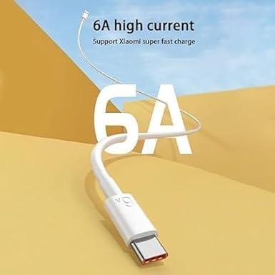 Image of Original 66W / Super Fast Charging Cable Type-C Support for Supercharge /SUPERFLASH /Flash /Flash /Rapid for REALME 7,X7,X7MAX,X7PRO,X3,X50PRO,8PRO,GT Master EDIITION,GT (fast142)