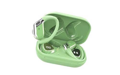 chalvh-Auriculares-inalambricos-Bluetooth-Auriculares-Impermeables-con-cancelacion-de-Ruido-Verde-Claro