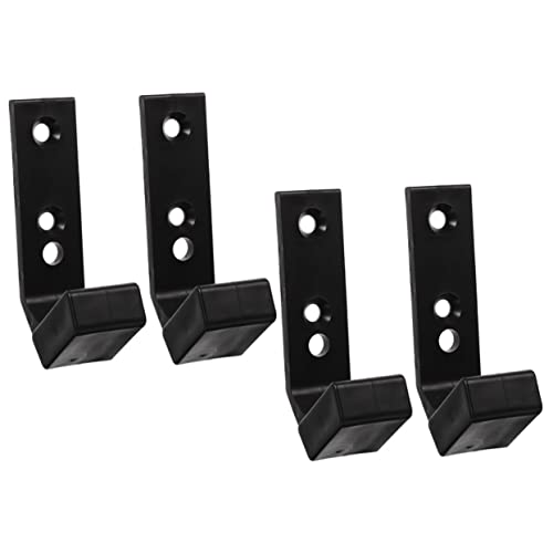 BESTonZON 4Pcs Barbell Wall Mount Hanger Sturdy Barbell Holder for Home Gym Easy to Install Lightweight Design Smooth Surface Durable Storage for Fitness Equipment