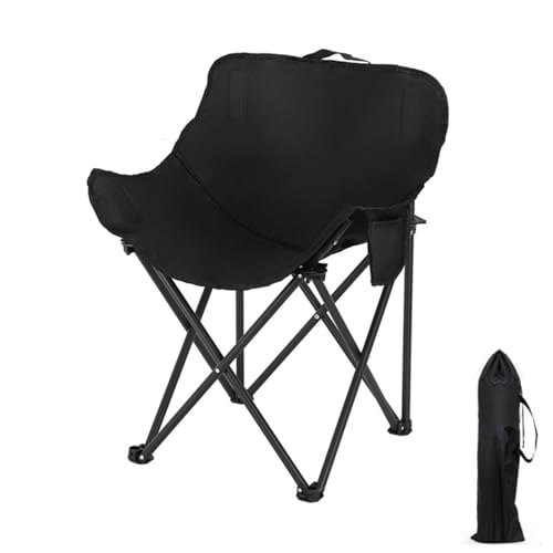 GFUN Outdoor Folding Chair, Instant Storage, 1 Second Storage, Lightweight, Compact, Camping Chair, Mountain Climbing, Fishing, Bonfire, Cherry Blossom Viewing, BBQ, Hiking, Load Capacity 264.4 lbs