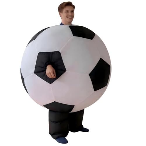 MatGui Inflatable Soccer Ball Costume for Adults