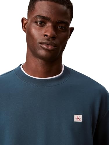 Miniatura 4 de Calvin Klein Sudadera Hombre Terry Badge con Cuello Redondo