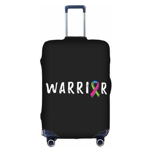 Travel Luggage Cover Warrior Rare Disease Awareness Fashion Washable Baggage Suitcase Protector Fit For Luggage Medium