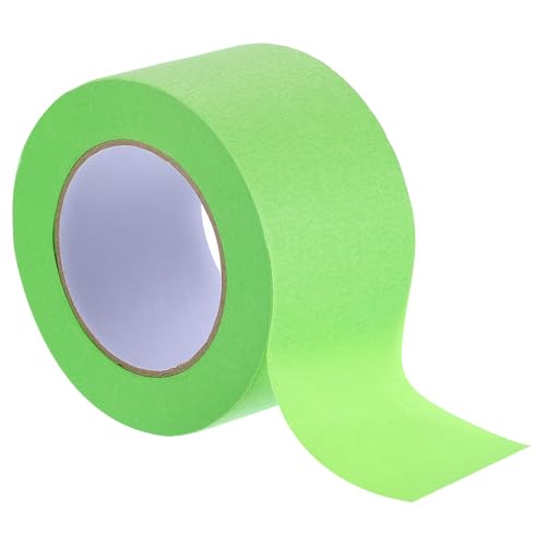 Image of Masking Tape Green Painters Tape Paper Tape [for Crafts DIY Walls Painting Packing Automotive Home Decoration Teaching]- 2.8 Inch x 60 Yards /1 Roll