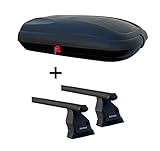 2 Dachträgerstangen TEMA Stahl, Maße: 1120 x 31 x 50 mm