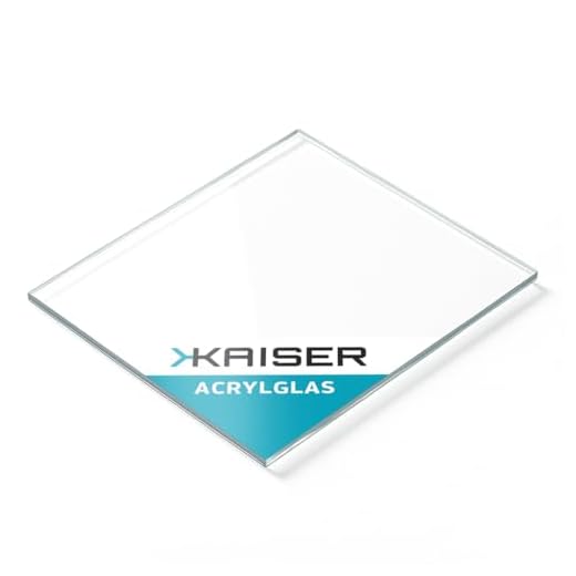 Platte Polycarbonat UV klar riesen Auswahl div. Größen, in 0,5 -20 mm Stärke Top Qualität von alt-intech® (PC klar 2 mm, 1000 x 500) 8 KAISER plastic® Acrylglas Scheibe |500 x 500 mm | 4mm Stärke | glasklar und transparent | UV beständig | Premium Qualität