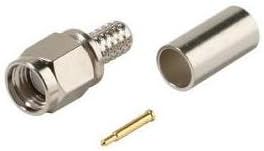 3 pieza SMA Plug Crimp Conector para rg58 a