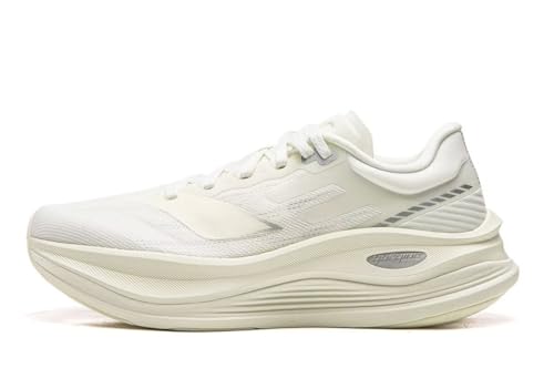 LI-NING YUEYING 5 PRO Women's Running Shoes Supporting Stable Lightweight Cushioning Sneakers Daily Sports Milk White/Off-White US 8