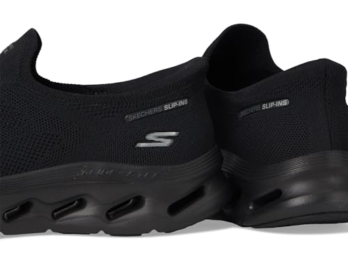 Skechers Women's Go Walk Glide Step 2.0 Annette Hands Free Slip-Ins Sneaker, Black, 6.5