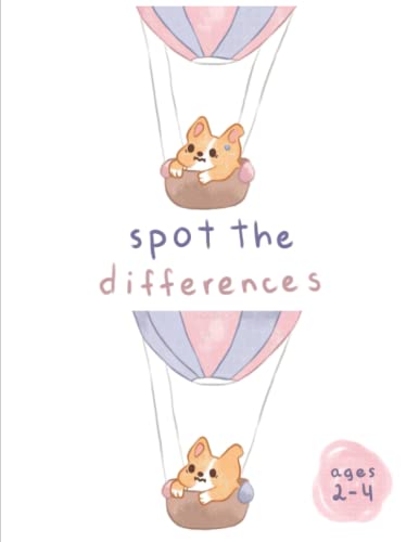 My First Spot the Difference Book for Kids: Develop Problem-Solving Skills, Visual Memory, Concentration & Focus - 36 Kid-Friendly Illustrations