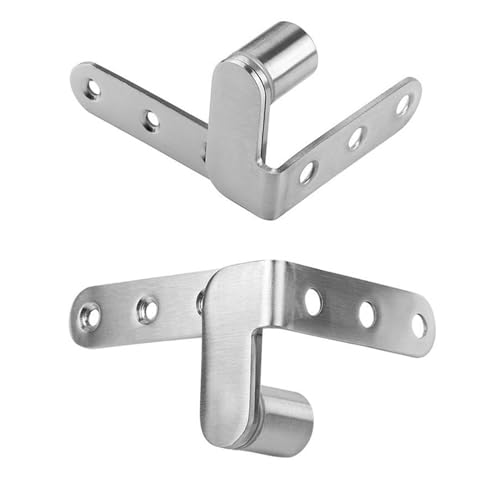 Accesorios Para Puertas Ocultas | 2 Piezas Bisagra Giratoria Para Puerta Oculta | De Eje Con Rotación De 270 Grados Para Librerías | Armarios Y Estanterías De Hogar Y Comercio