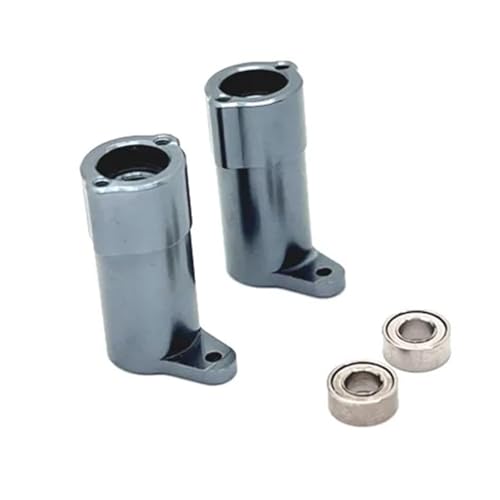 RC�X�e�A�����O�J�b�v For FMS FCX24M For Camel D90 D110 For Defender Discovered 1/24 �t�����g���A�A�N�X���X�e�A�����O�J�b�v C �T�[�{�Œ�V�[�g RC �J�[���i(Silver,Rear br