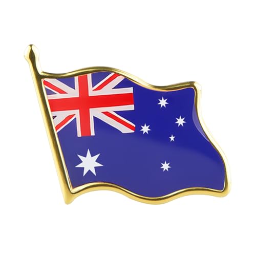 Image of Country Flag Brooch Metal Alloy Souvenir Pin Shirt Hat Backpack Jewelry Accessories Decoration Party Christmas Gift Badge International Travel Pin