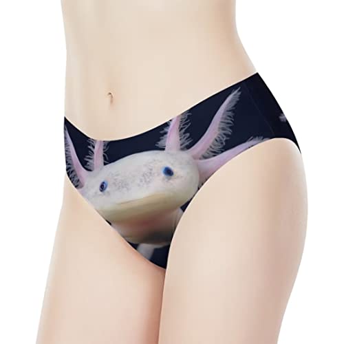 Image of Dellukee Sexy Women Underwear Briefs Breathable Hipster Panty White Alpaca Print