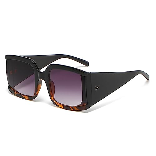 Lunettes de soleil de luxe femmes MUTYNE carrées surdimensionnées nuances vintage UV400