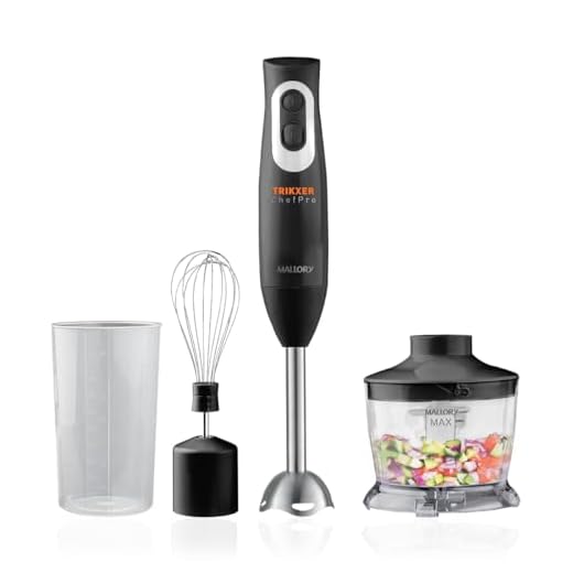 Mixer Mallory Trikxer ChefPro 3 em 1-500w Black Inox 127V