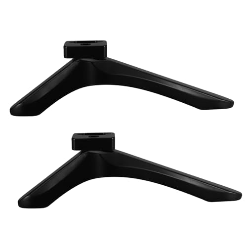 Support pour téléviseur Cabilock pied de table en aluminium stable noir pour écran plat