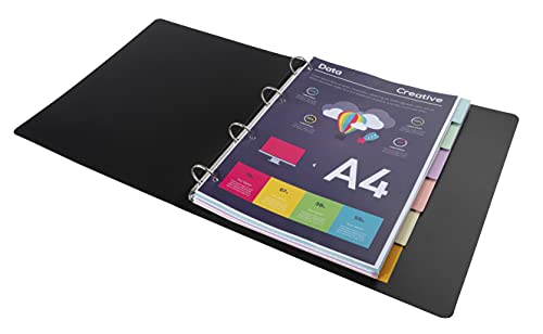 Intercalaires colorés A4 Exacompta en carte robuste 170g pour archivage