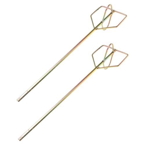 Angoily 2piezas Varilla Agitadora Para Mezcladora De Pintura Accesorio De Taladro Portátil Mezcladora De Herramienta Para Mezclar Pintura Varilla Para Mezclar Concreto