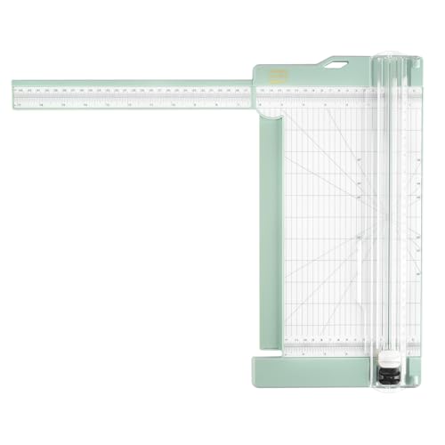 Vaessen Creative Trimmer and Scoring Board 6" for Scrapbooking, Cardmaking and Other Paper Crafts, Mint Green, 15,2 x 30,5 cm