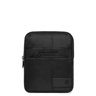 PIQUADRO, Pocket crossbody bag for iPad© 8.3" with, NERO