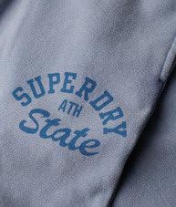 Superdry Para Mujer. W7011072A PantalóN Jogger Lavado Vintage Azul (M), Casual, AlgodóN - 8