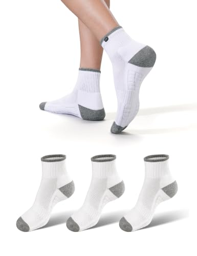 Image of Symbol Premium Men's Cotton Sports Socks Unisex | High Ankle Length | Odour-Free & Anti-bacterial | Cushioned Base | Available in Combo Packs