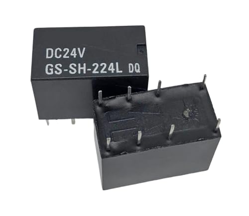 Relé GS-SH-224L 4078-24V de 8 pines para control de circuitos de automatización