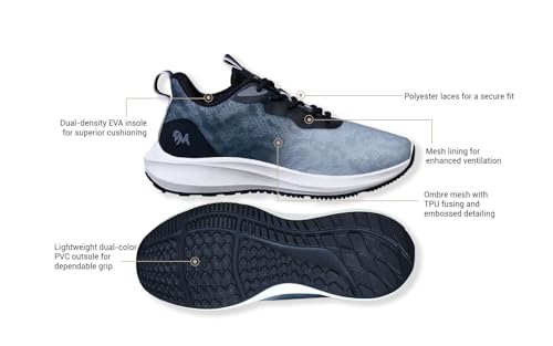 Image of Neeman's The Spiffs Sneakers for Men | Crafted with Ombre Mesh with TPU Fusing Upper Comfortable and Flexible Casual Shoes for Men