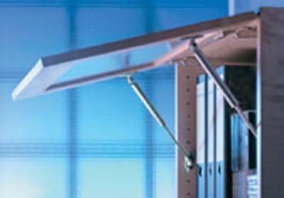 Orr & Orr/Stablius Muelle de gas 33.7 Lb - Plata