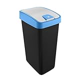 Robuster Premium Abfallbehälter mit 2-Wege Öffnungsmöglichkeit - Für Abfallsäcke mit einem Volumen von 60 Liter