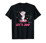 Este diseño "Lets Jump" es el regalo perfecto para mujeres y niñas a las que les encanta saltar en la cama elástica o practicar como deporte de tendencia. Ya sea en el gimnasio o en la gimnasia.