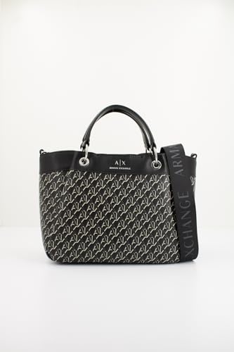 A|X Armani Exchange Para Mujer. XW000393AF17145MC043 Bolso Capazo Negro (Osfa), Casual, PoliéSter - 5