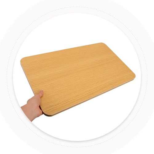 Plateau de table basse bois beige rectonculaire plan de travail - 6