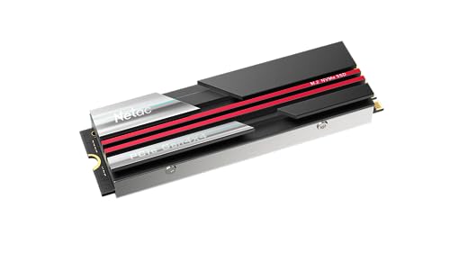 Netac NV7000 1TB M.2 NVMe SSD PCIe Gen4, Speeds up to 7000MB/s (SLC Caching, Aluminum Heatsink) for PC