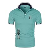 【MATÉRIAU CONFORTABLE】: Notre polo pour hommes est composé de 65 % de polyester recyclé et de 35 % d'élasthanne respectueux de l'environnement. Tissu de haute qualité, doux, respirant, lisse et soyeux au toucher, léger et à séchage rapide.