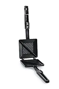 Red Champion Gas Manual Sandwich Maker for Toasting, Bread Toaster for Breakfast, Non-Stick Sandwich Maker for Home and Kitchen