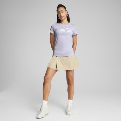 Image of Puma Women Cotton Letter Print Regular Fit Tees