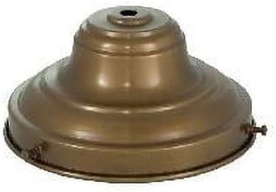 B&P Lamp® 6" Fitter, Antique Brass Shade Holder