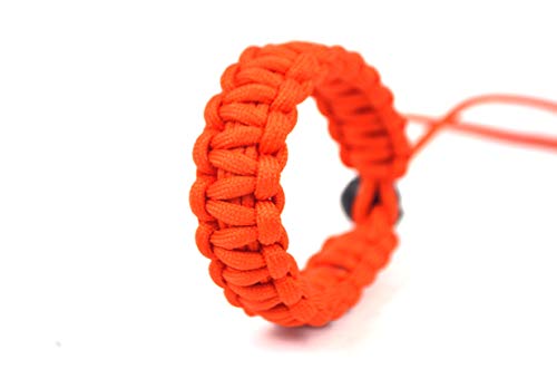 Image of Paracord Wrist Strap for robust hand grip to hold all DSLR camera /heavy gear /Binocular