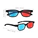 SUPVOX 10 Pack 3D Glasses Red Blue Anaglyph Lightweight Abs Frame with a-Grade Lenses Compatible with Tvs Monitors Projectors Home Theater 3D Movie Viewing