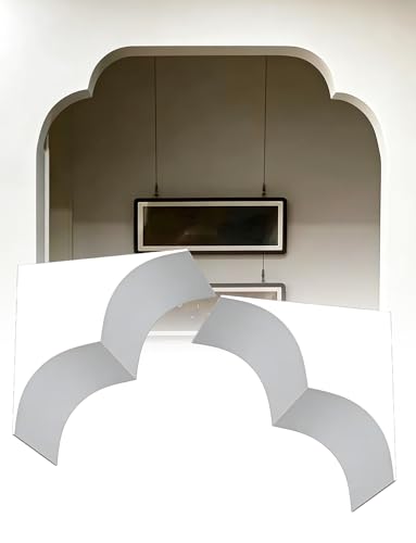 Kit de arco para puerta de espuma con 2 piezas pintables para decoracion de interiores 2