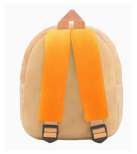 Image of Frantic Kids Velvet School Bag Plush Backpack Baby Girl Preschool Bags Ideal for Baby Boy & Girl Picnic Bags (2-5 Years)