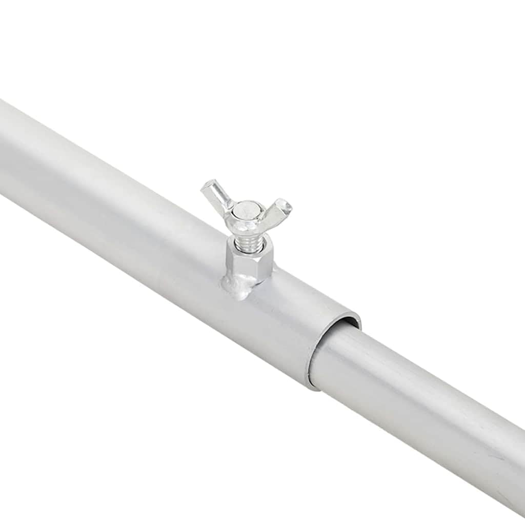 Zestaw 2 uchwytów na plandeki do przyczepy, 102-155 cm, regulowane pręty z aluminium, odporna na warunki atmosferyczne, do przyczep osobowych