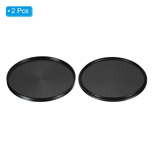 Capucha para lente PATIKIL de 67 mm, paquete de 2 unidades, cubierta frontal universal de aluminio para filtros circulares polarizadores, densidad neutra y atenuadores, color negro miniatura 3