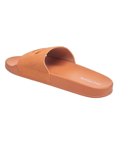 Image of True Religion Men's Logo Slide Sandals - Cushioned Comfort with Bold Horseshoe Strap