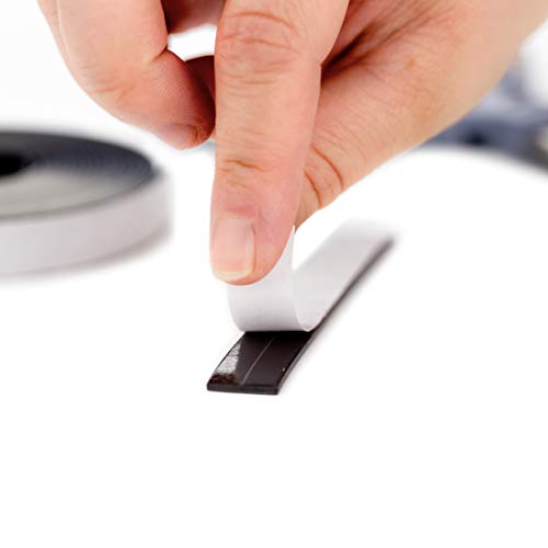 Hygloss Products - 61410 , Inc. Magnetic Tape, Self- Adhesive, 1/2-Inch x 120-Inch Black