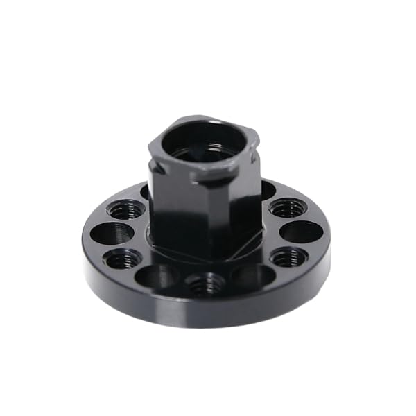 CNC Aluminum 7075 Center Spur Gear Pulley Seat for 1:10 RC Car Xray X4'24 Upgrade Part (Thickness:2mm)