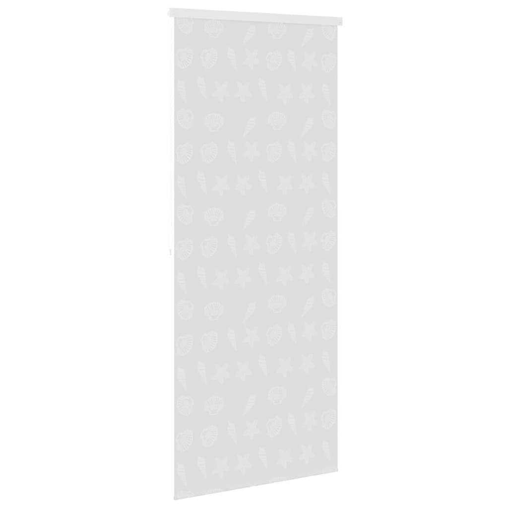 Roleta prysznicowa 120 x 240 cm z wzorem rozgwiazdy, wodoszczelna ścianka prysznicowa ze 100% PEVA, ochrona przed rozbryzgami zasłona do wanny, kabiny prysznicowej, szybkoschnąca i łatwa w