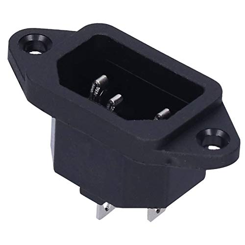 Plyisty Toma de Corriente, Enchufe Macho de tamaño pequeño, Plug and Play con 3 núcleos para ollas arroceras, refrigeradores, Aires acondicionados, cocinas de inducción, computadoras para